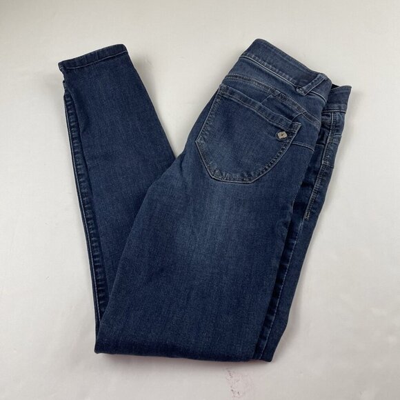 Democracy Ab Solution Jeans Women’s 2 Mid Rise Straight Stretch Cotton Poly - Picture 1 of 9